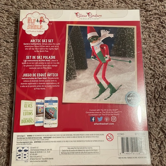THE ELF ON THE SHELF CLAUS COUTURE COLLECTION ARTIC SKI SET, VEST and GOGGLES - Picture 2 of 3